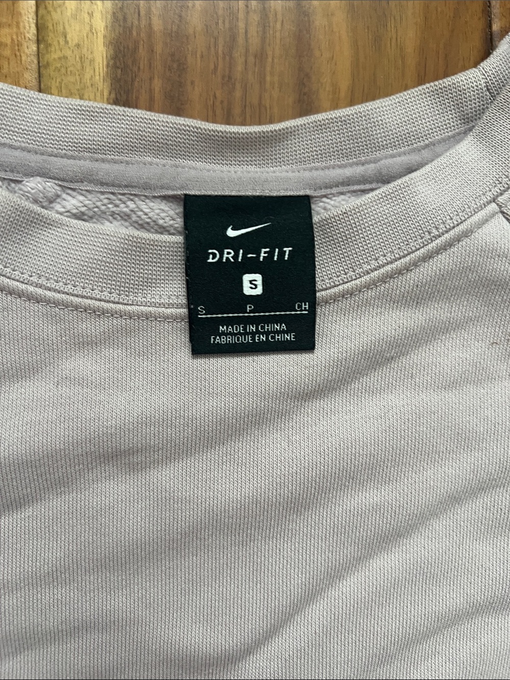 Nike Mauve Cropped Crew Sweatshirt - Picture 3 of 3